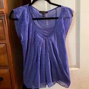 Jessica Simpson purple sleeveless top, Medium.